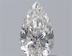 Picture of Natural Diamond 0.53 Carats, Pear with  Cut, G Color, VS2 Clarity and Certified by GIA