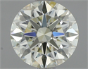 Natural Diamond 1.50 Carats, Round with Excellent Cut, M Color, VVS2 Clarity and Certified by IGI