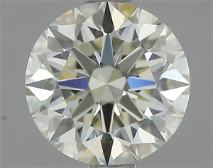 Picture of Natural Diamond 1.50 Carats, Round with Excellent Cut, M Color, VVS2 Clarity and Certified by IGI