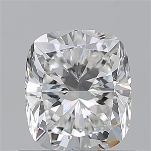 Foto Diamante Natural 0.90 quilates, Del cojín , Color F, claridad SI1 y certificado GIA de