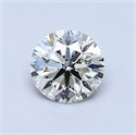 Diamante Natural 0.76 quilates, Redondo , Color K, claridad VVS1 y certificado GIA
