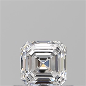 Foto Diamante Natural 0.57 quilates, Asscher , Color D, claridad VS1 y certificado GIA de