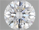 Del inventario de diamantes de laboratorio, 0.73 quilates, Redondo , Color D, claridad VVS2 y certificado IGI