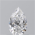 Diamante Natural 0.50 quilates, De pera , Color D, claridad VS2 y certificado GIA