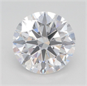 Lab Grown Diamond 3.07 Carats, Round with Excellent Cut, D Color, IF Clarity and Certified by GIA