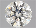 Natural Diamond 3.01 Carats, Round with Excellent Cut, I Color, VS1 Clarity and Certified by GIA