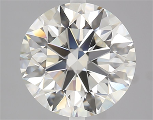 Picture of Natural Diamond 3.01 Carats, Round with Excellent Cut, I Color, VS1 Clarity and Certified by GIA