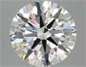Del inventario de diamantes de laboratorio, 3.06 quilates, Redondo , Color E, claridad SI1 y certificado IGI