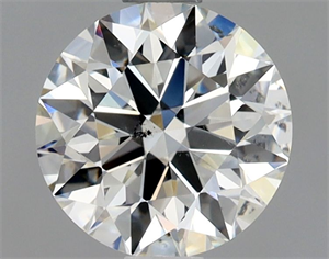 Picture of Natural Diamond 1.00 Carats, Round with Excellent Cut, I Color, SI2 Clarity and Certified by GIA