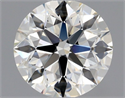 Natural Diamond 0.80 Carats, Round with Excellent Cut, I Color, VS1 Clarity and Certified by GIA