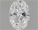 Diamante Natural 0.40 quilates, Ovalado , Color D, claridad VVS2 y certificado GIA