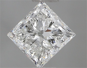 Picture of Natural Diamond 0.70 Carats, Princess with  Cut, H Color, VS2 Clarity and Certified by GIA