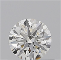 Diamante Natural 0.51 quilates, Redondo , Color H, claridad IF y certificado GIA