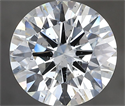Natural Diamond 3.85 Carats, Round with Excellent Cut, I Color, SI2 Clarity and Certified by GIA