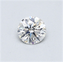 Diamante Natural 0.45 quilates, Redondo , Color H, claridad SI2 y certificado GIA