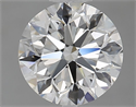 Natural Diamond 2.01 Carats, Round with Very Good Cut, H Color, VS1 Clarity and Certified by GIA