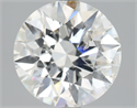 Natural Diamond 3.00 Carats, Round with Excellent Cut, G Color, SI2 Clarity and Certified by IGI