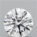 Lab Grown Diamond 0.96 Carats, Round with Ideal Cut, D Color, IF Clarity and Certified by IGI