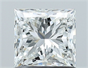 Natural Diamond 1.01 Carats, Princess with  Cut, H Color, VVS1 Clarity and Certified by GIA