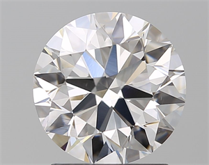 Picture of Natural Diamond 1.82 Carats, Round with Excellent Cut, H Color, VS2 Clarity and Certified by GIA