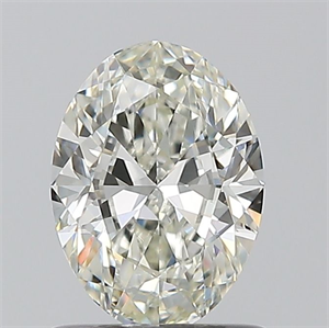 Picture of Natural Diamond 0.90 Carats, Oval with  Cut, H Color, VVS2 Clarity and Certified by IGI