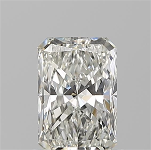 Picture of Natural Diamond 0.71 Carats, Radiant with  Cut, I Color, VVS2 Clarity and Certified by GIA