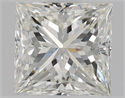 Natural Diamond 0.80 Carats, Princess with  Cut, I Color, VS1 Clarity and Certified by GIA
