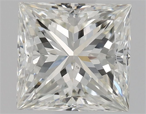 Picture of Natural Diamond 0.80 Carats, Princess with  Cut, I Color, VS1 Clarity and Certified by GIA