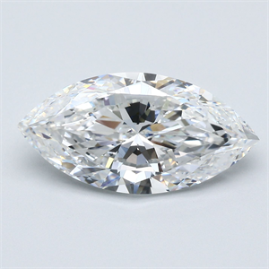 Picture of Natural Diamond 5.01 Carats, Marquise with  Cut, E Color, IF Clarity and Certified by GIA
