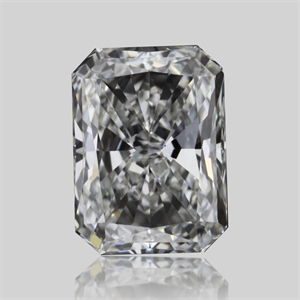 Foto Diamante Natural 0.40 quilates, Radiante , Color F, claridad VS1 y certificado GIA de