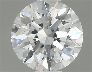 Picture of Natural Diamond 0.42 Carats, Round with Excellent Cut, D Color, SI2 Clarity and Certified by GIA