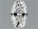 Diamante Natural 0.50 quilates, Ovalado , Color E, claridad VVS1 y certificado GIA