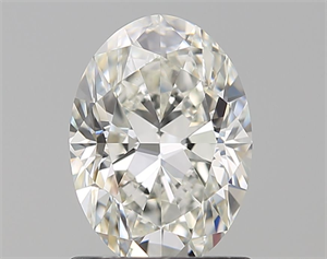 Picture of Natural Diamond 1.21 Carats, Oval with  Cut, I Color, VS1 Clarity and Certified by GIA
