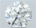 Natural Diamond 2.90 Carats, Round with Excellent Cut, I Color, VS1 Clarity and Certified by GIA