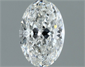 Natural Diamond 0.80 Carats, Oval with  Cut, G Color, VS2 Clarity and Certified by GIA