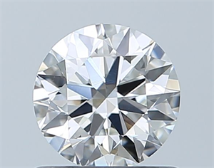 Foto Diamante Natural 0.70 quilates, Redondo , Color G, claridad VVS2 y certificado GIA de