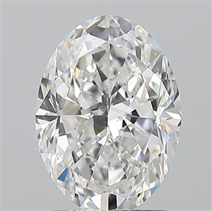 Picture of Natural Diamond 1.50 Carats, Oval with  Cut, E Color, SI2 Clarity and Certified by GIA