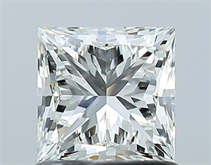 Picture of Natural Diamond 1.00 Carats, Princess with  Cut, I Color, VS1 Clarity and Certified by GIA