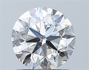 Picture of Natural Diamond 1.00 Carats, Round with Very Good Cut, E Color, SI1 Clarity and Certified by GIA