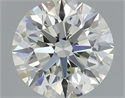 Diamante Natural 0.52 quilates, Redondo , Color J, claridad VVS1 y certificado GIA