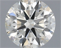 Natural Diamond 0.51 Carats, Round with Excellent Cut, I Color, SI2 Clarity and Certified by IGI