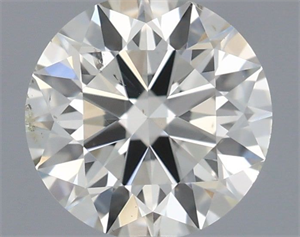 Picture of Natural Diamond 0.51 Carats, Round with Excellent Cut, I Color, SI2 Clarity and Certified by IGI