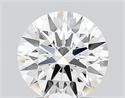 Lab Grown Diamond 2.04 Carats, Round with Ideal Cut, D Color, IF Clarity and Certified by IGI