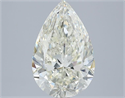 Natural Diamond 3.01 Carats, Pear with  Cut, I Color, SI1 Clarity and Certified by IGI