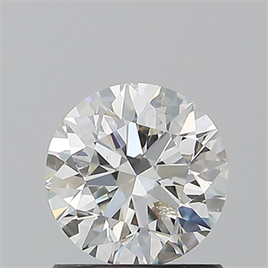 Picture of Natural Diamond 1.01 Carats, Round with Excellent Cut, I Color, SI2 Clarity and Certified by GIA