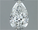 Natural Diamond 0.60 Carats, Pear with  Cut, G Color, SI1 Clarity and Certified by GIA