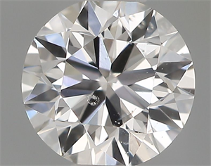 Picture of Natural Diamond 0.40 Carats, Round with Very Good Cut, E Color, SI2 Clarity and Certified by IGI