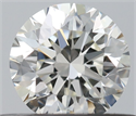 Natural Diamond 0.41 Carats, Round with Excellent Cut, I Color, IF Clarity and Certified by IGI