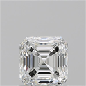 Diamante Natural 1.01 quilates, Asscher , Color H, claridad VS1 y certificado GIA