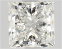 Natural Diamond 1.01 Carats, Princess with  Cut, H Color, VS2 Clarity and Certified by GIA